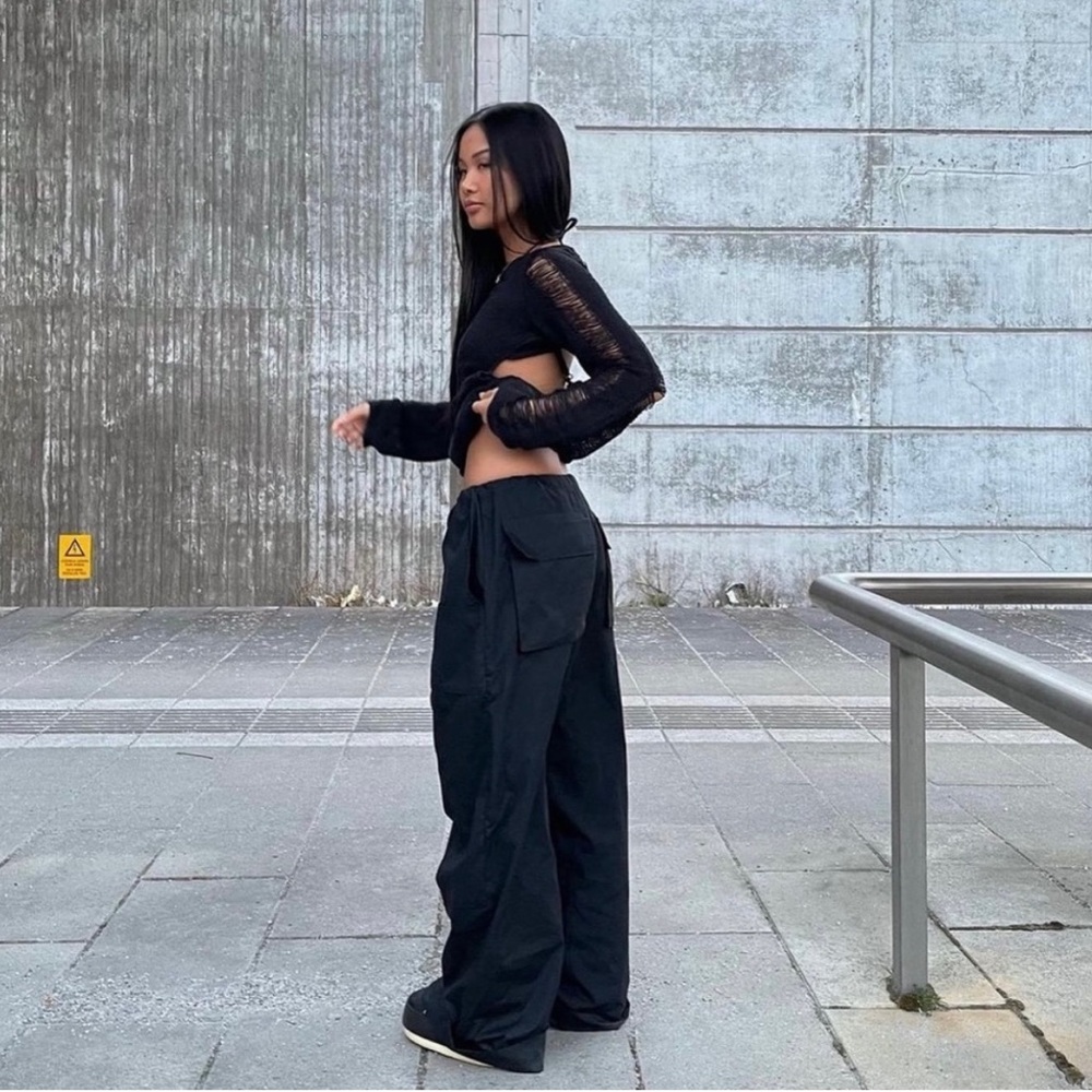 WIDE LEG MULTI POCKET PANT